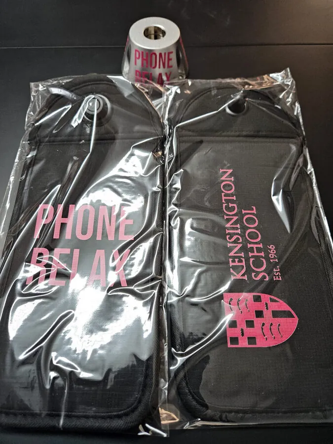 Bolsa PhoneRelax personalizada para Kensington School