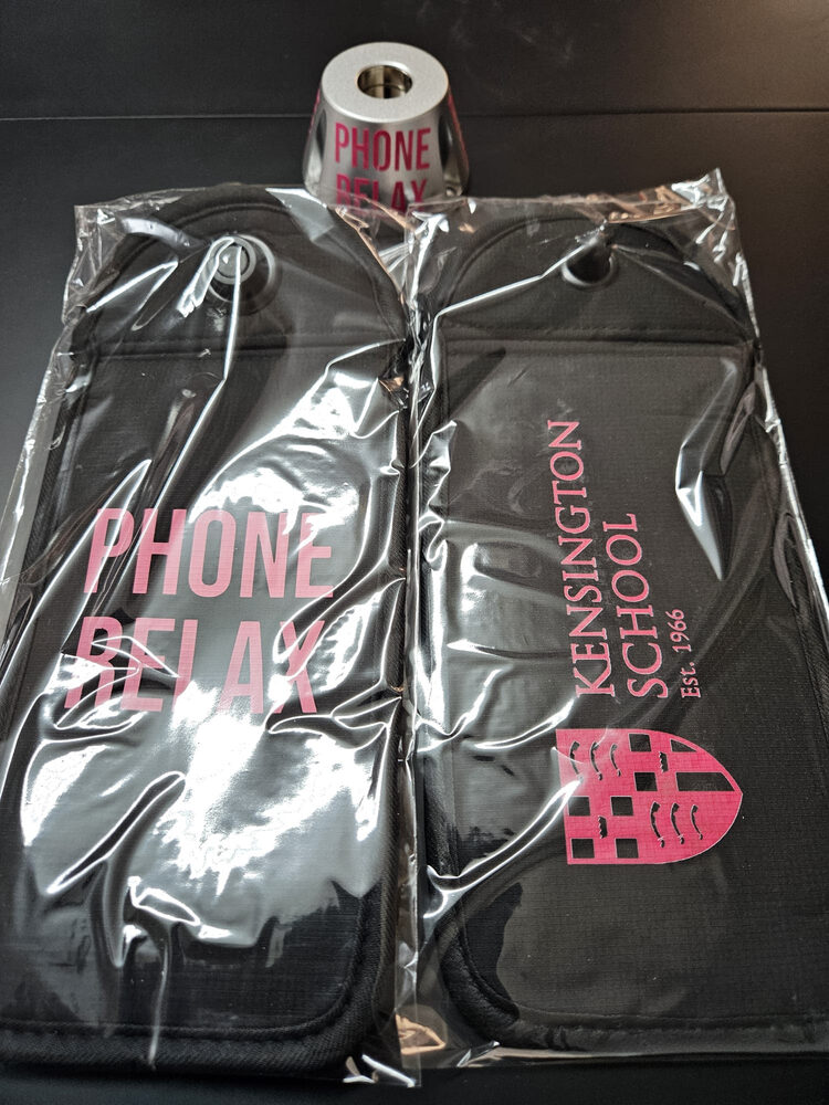 Bolsa PhoneRelax personalizada para Kensington School