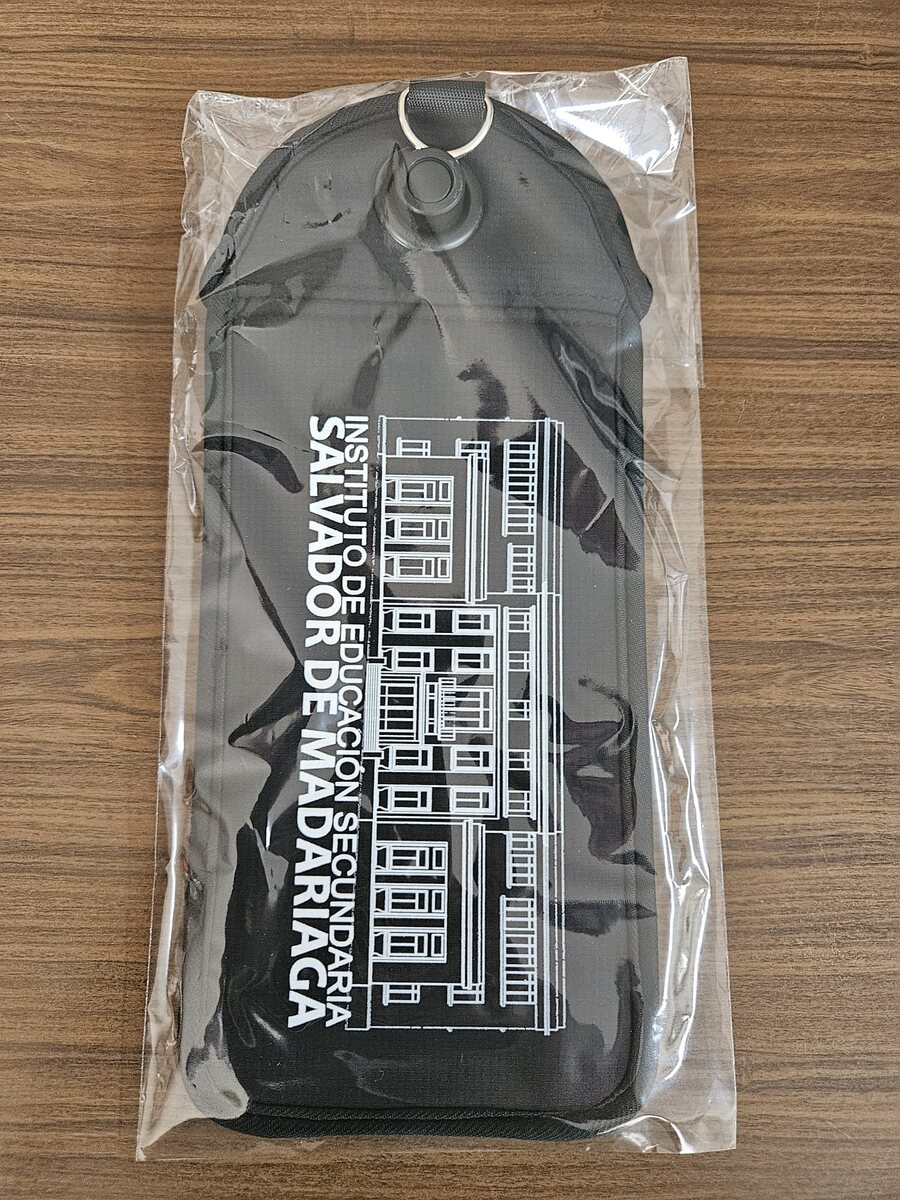 Bolsa PhoneRelax personalizada para IES Salvador de Madariaga