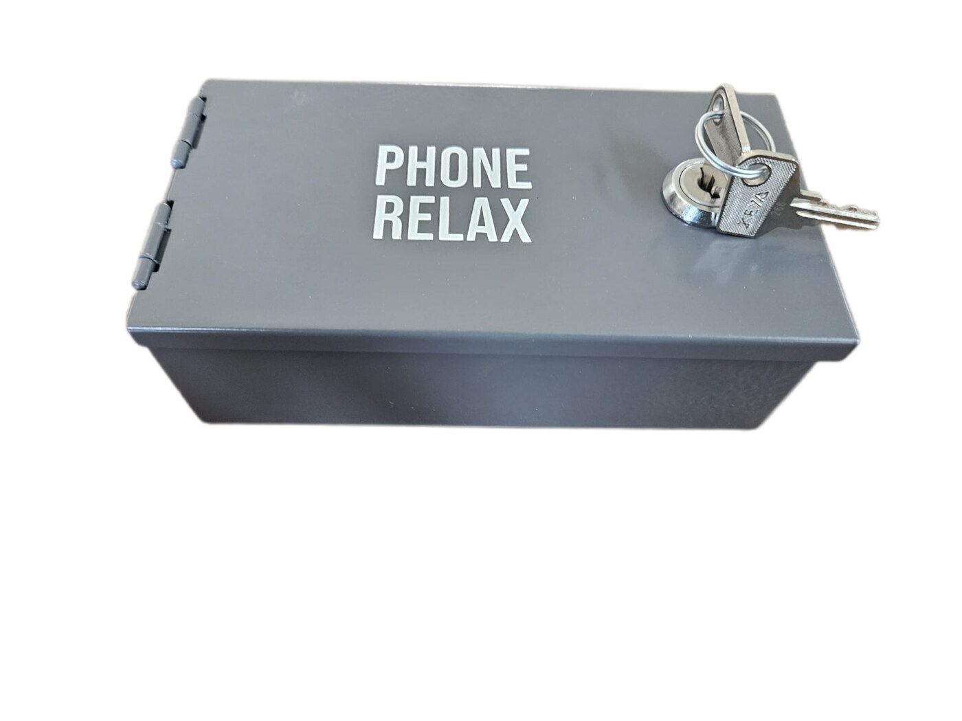 Boîte métallique pour l'aimant PhoneRelax