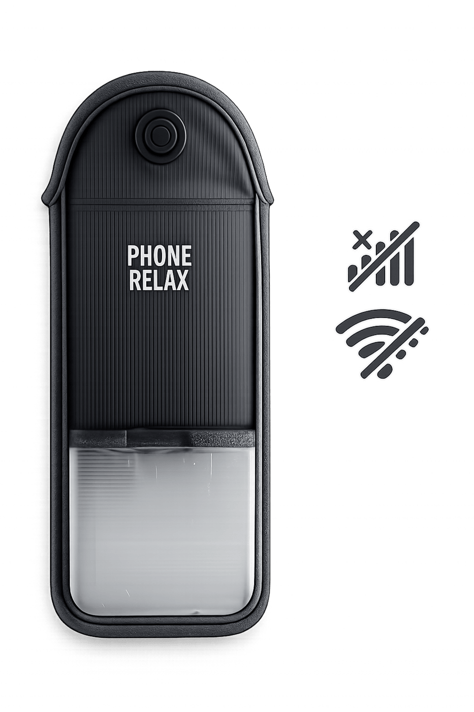 PhoneRelax SignalBlocking-ficka med kortfack (blockerar mobilsignalen)