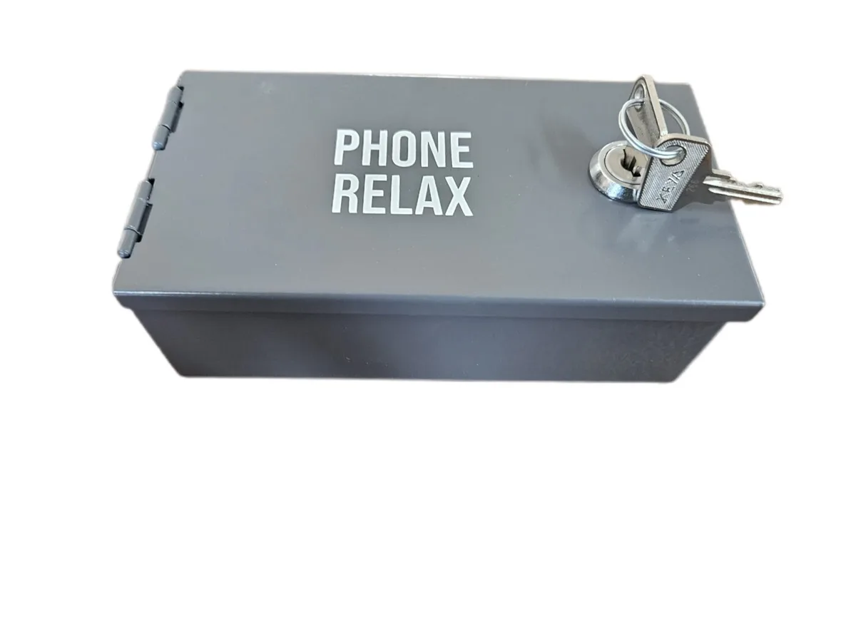 Boîte métallique pour l'aimant PhoneRelax